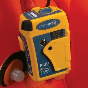 Alternative view of Ocean Signal PLB1 | 's werelds kleinste PLB met reddingsvest integratie