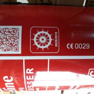 Alternative view of Flameline PG2 Poederblusser | 2 KG | A-B-C | SOLAS/MED keur | inclusief ophangbeugel