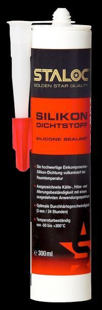 STALOC siliconen afdichting RTV high temp (rood) | 300 ml