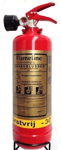 Flameline Schuimbrandblusser FV2 Vorstvrij | 2 liter | A-B-F