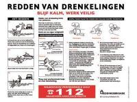 Bord Redden van Drenkelingen | plaat 390 x 300 mm | R.O.S.R.
