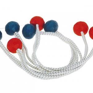 Zeilbevestigers met kralen (30 tot 60 cm)
