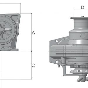 Alternative view of Lofrans Kobra Ankerlier | 12V | 1000W | 8 -10 mm | boten van 7.5 - 11 meter