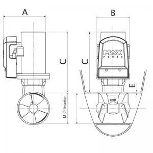 Alternative view of Max Power CT165 DUO 24V | tunnel Boegschroef