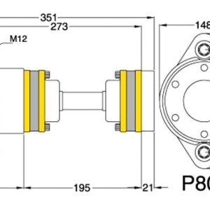 Alternative view of PYTHON DRIVE P80-S