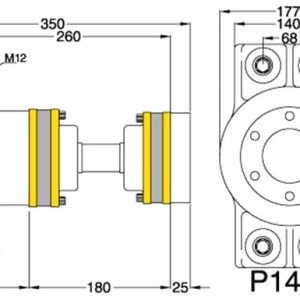 Alternative view of PYTHON DRIVE P140-T