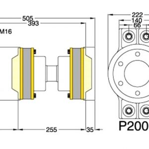 Alternative view of PYTHON DRIVE P200-W