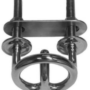 Alternative view of RVS SKI/Funtube haak voor spiegelmontage (waterski haak)