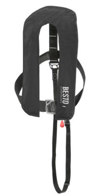 BESTO Automatic 300N Reddingsvest | Navy / Zwart / Rood