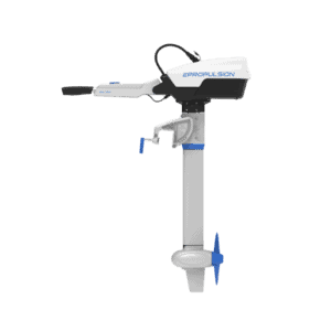 Alternative view of ePropulsion Spirit 1.0 EVO met hydrogeneratie | met tiller besturing