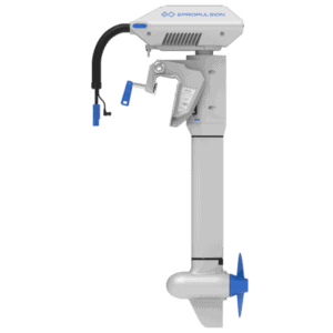 Alternative view of ePropulsion Navy 3.0 EVO 2021 langstaart met remote control afstandsbediening
