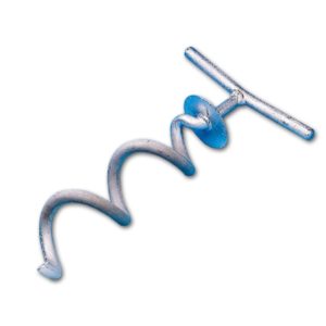 DRAAISPIT KLEIN 35 CM GEGALVANISEERD