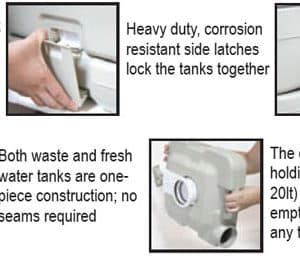 Alternative view of Sea Toilet Portable Chemisch Toilet