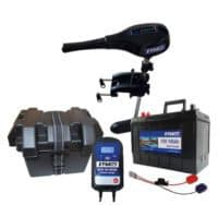 ETM-TEC fluistermotor SET Ocean 65 lbs voor op zout water