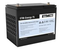 ETM-Energy 75 Lithium-Ion accu (960wh) 10 kg
