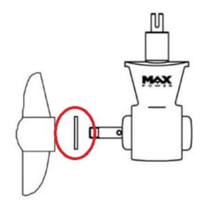 Max Power Propeller Pin