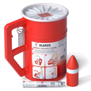Lijnwerper Ikaros Line Throwing Device complete with Cartridge
