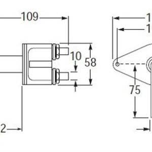 Alternative view of Hella Marine Batterij Hoofdstroomschakelaar 2500A | 100A continu