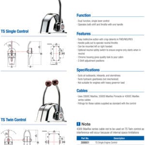 Alternative view of Maxflex Topcontrol TS TWIN | Dubbele Motorbediening | 33C/43C/EXTREME