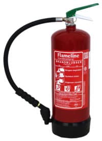 Flameline VV6 schuimblustoestel + vet 6 liter -30 °C vorstveilig rating 34A – 233B – 75F