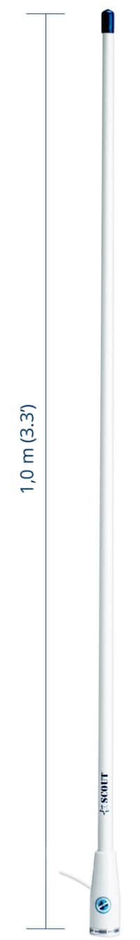 Scout KS21 VHF Marifoonantenne | 0.9 meter - Afbeelding 2