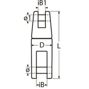 Alternative view of Hoogwaardige RVS 316 Ankerketting Wartel 6-8 mm