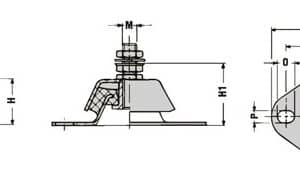 Alternative view of GMT Motorsteun Trillingdemper PC140 | hardheid (Shore) 45-65°