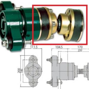 Aquadrive CV15 homokineet