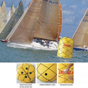 Alternative view of Lalizas wedstrijdbaan markeringsboei