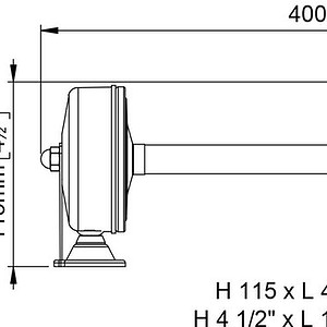 Alternative view of Marco EMX2 Elektrische Scheepshoorn | 400 mm | 12/24V