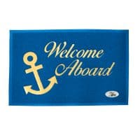 Lalizas deurmat boot "Welcome Aboard" 40 x 60 cm