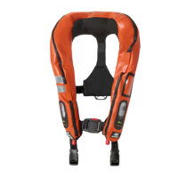 BALTIC Automatische Reddingsvest 305N | M.E.D. / SOLAS | met harnas | Oranje PVC cover