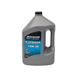 Alternative view of Quicksilver 10W30 4-takt motorolie 1 of 4 liter | 8M0086220 | 8M0086221