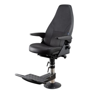 NORSAP 800 Comfort Stuurstoel | met flens | 70/87 cm | zwart leer
