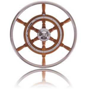 Alternative view of Stazo Hoepelstuurwiel type 03 chroom | 50 of 60 cm