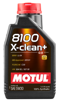 Motul 8100 X-Clean+ Motorolie 5W30 | 1 of 5 liter - Afbeelding 2