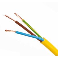 PU Walstroomkabel H05/7BQ-F | 230V gele binnen- en buiten kabel