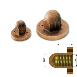 Exalto Schroefas Dopmoer RG5 brons | M14 tot M42