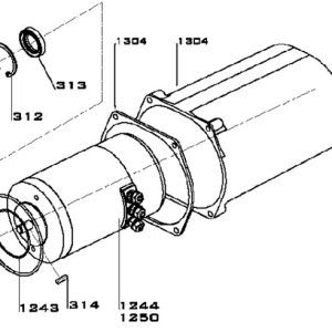 Lofrans X2 Electric Motor 12V 1000W