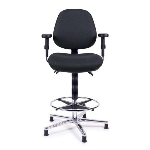 Hollex Stuurstoel Delta II | zwart of blauw - Afbeelding 4