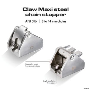 Alternative view of Osculati Claw Maxi Steel Chain Stopper