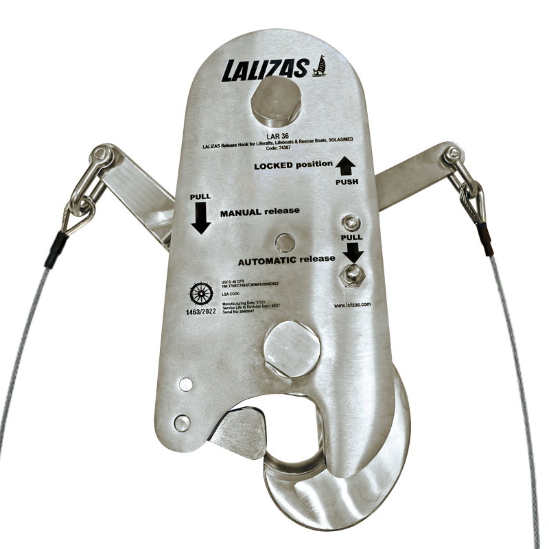 LALIZAS Release Hook LAR 36 | SOLAS/MED/USCG - Afbeelding 2