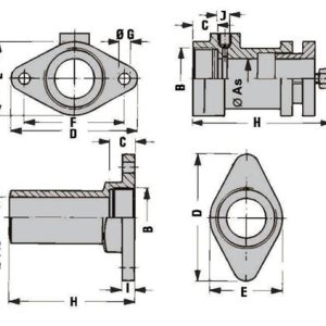 Alternative view of Vetgesmeerde Bronzen Buitengland BV | Zwaar model | Ø 25 - 50 mm