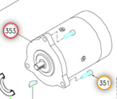 Lofrans Cayman DC motor 1000W