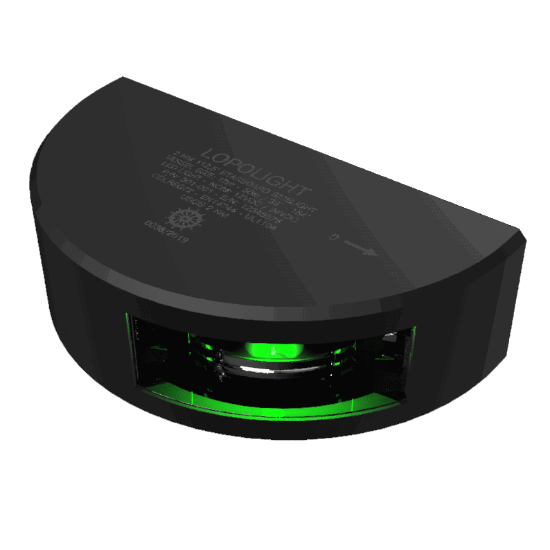 Lopolight 301-001-B Stuurboord zijlicht