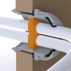 Alternative view of Scanstrut TBH-10 Bulkhead Kabeldoorvoer | tot 10 kabels Ø 5 - Ø 7 mm