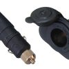 12V Inbouw stopcontact + stekker