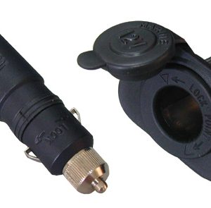 12V Inbouw stopcontact + stekker