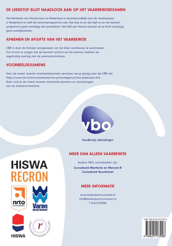 VBO Cursusboek Klein Vaarbewijs 1 en 2 - Afbeelding 3