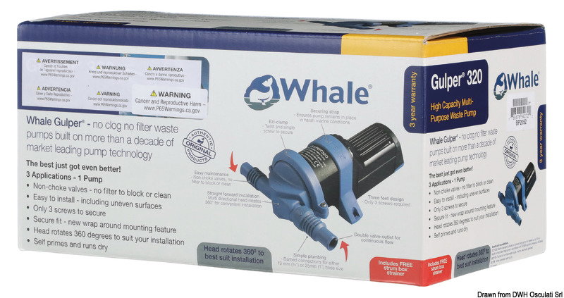 Whale Gulper 320 Vuilwaterpomp - Afbeelding 2